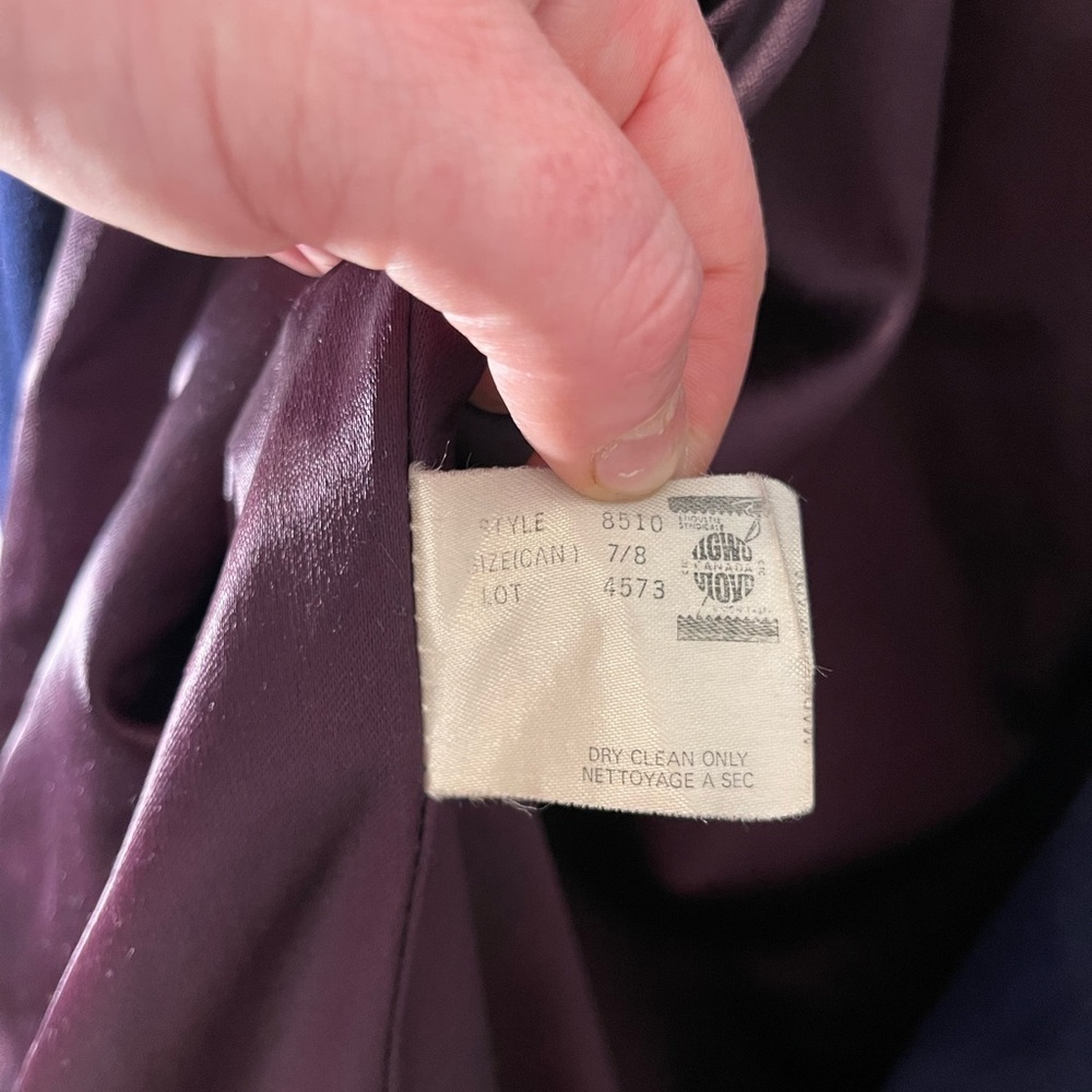 ✨Vintage✨ Holt Renfrew Navy Pea Coat with Corduroy Neckline size 7/8 - Picture 4 of 11